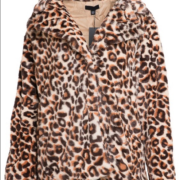 Leopard faux fur jacket - Picture 3 of 4